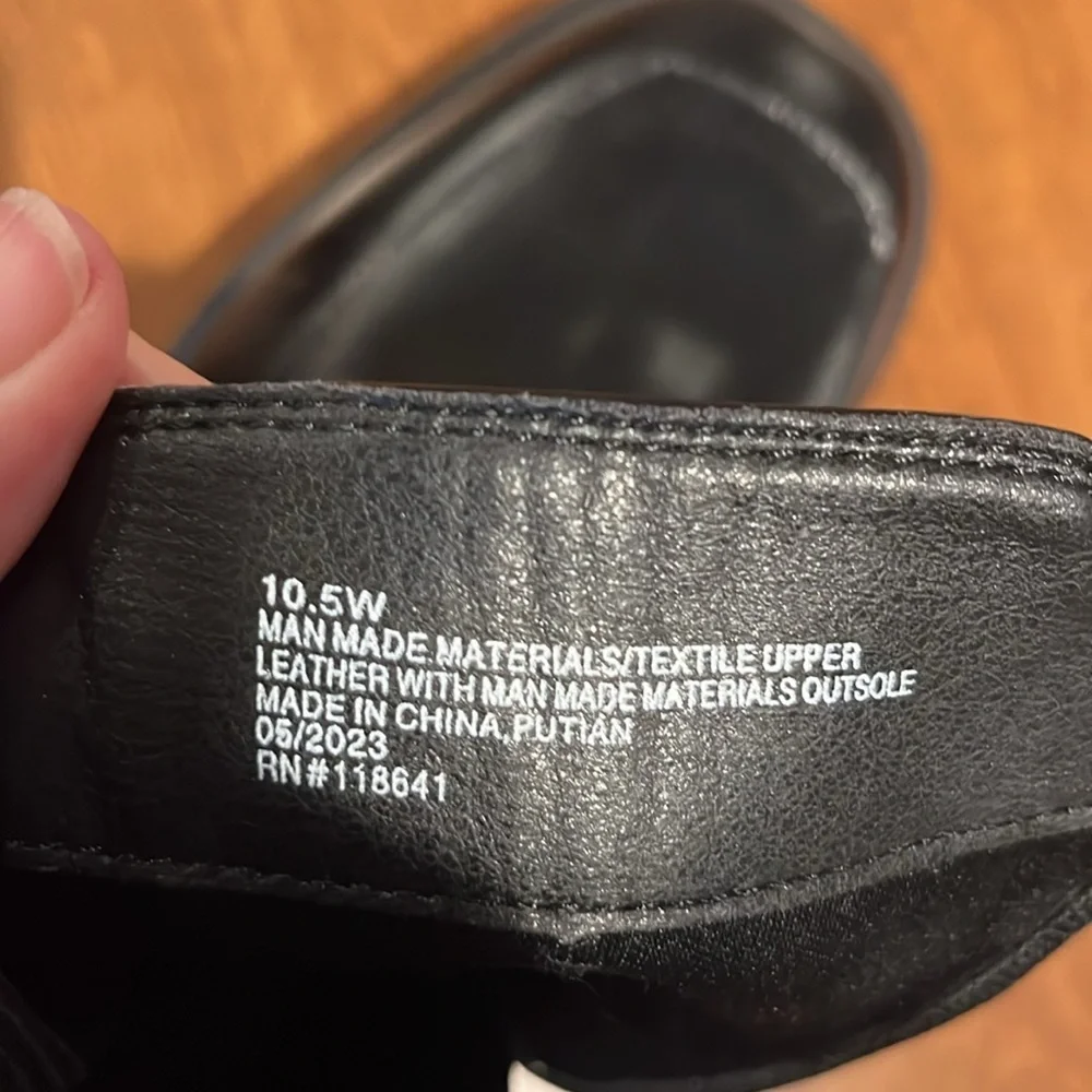 NWT Lane Bryant Leather Moto Boots size 10.5W. - Picture 9 of 9